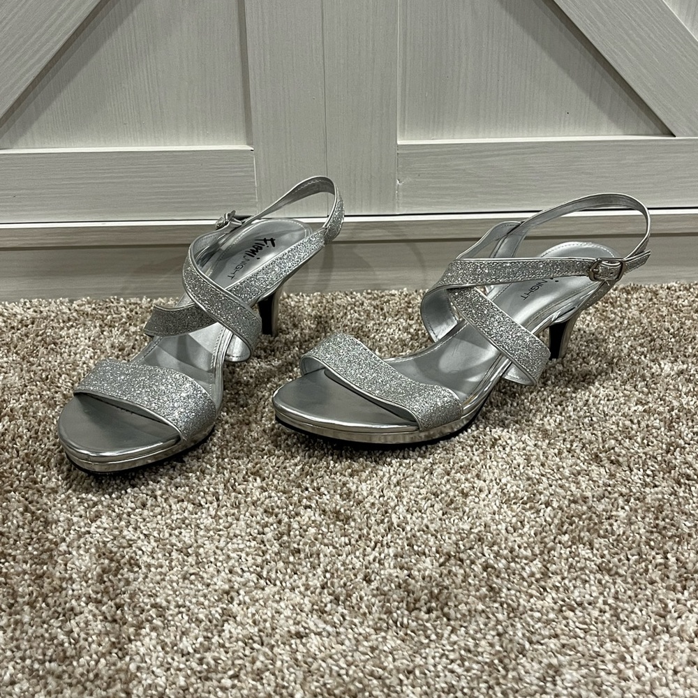 Sparkly High Heels-Silver🩶